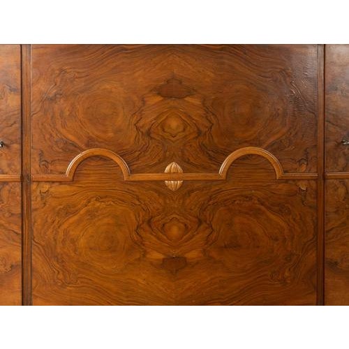 Art Deco Sideboard in Burr Walnut Veneer, 1920s For Sale - Image 9 of 12