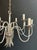 Silver 1940s Maison Charles Neoclassical Silver Metal Chandelier For Sale - Image 8 of 12