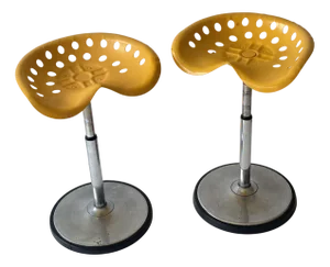 Faucheuse Model Stools by Étienne Fermigier for Mirima, France, 1970, Set of 2