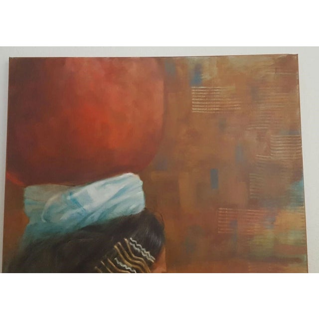 Leslie Clark Original Oil on Canvas Painting For Sale - Image 4 of 7