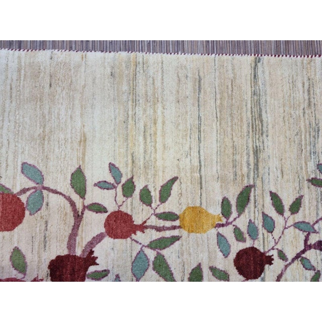 1970s Handmade Vintage Persian Style Gabbeh Rug 4.7' X 6.4', 1970s For Sale - Image 5 of 11