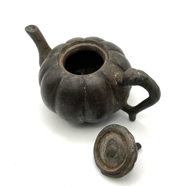 Metal Antique Japanese Water Dropper For Sale - Image 7 of 11