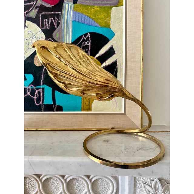 Brass Table Lamp by Tommaso Barbi, 1970s For Sale - Image 4 of 10