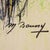 Mid 20th Century France Blue Wood Painting For Sale - Image 11 of 15