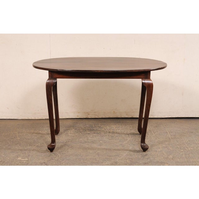 Brown A British Colonial Rosewood Oval Table For Sale - Image 8 of 11