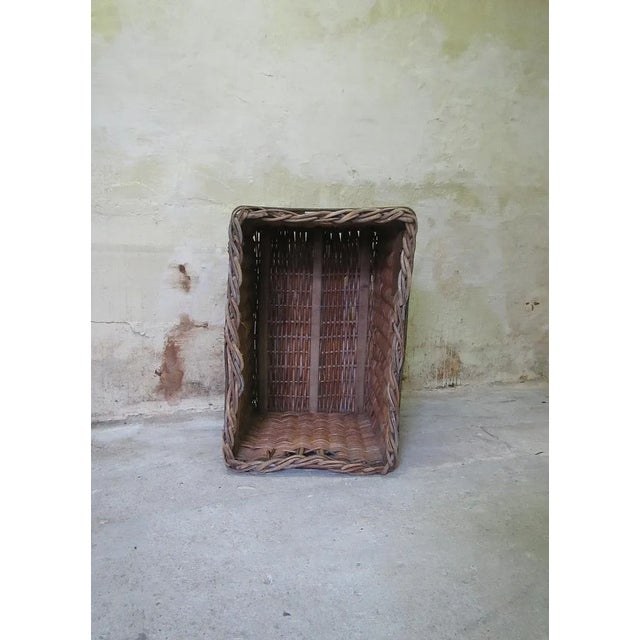 Large Vintage Storage Basket, 1930s For Sale - Image 6 of 7