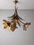 Vintage French Brass Chandelier from Maison Jansen, 1970s For Sale - Image 11 of 11