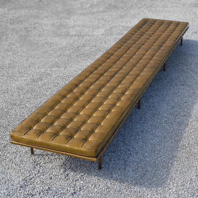 Sixteen Foot Mies van der Rohe Barcelona Daybed from the IBM Building For Sale - Image 4 of 10