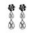 Contemporary Alexander Beverly Hills 4.09ct Diamond Illusion Set Earrings 18k White Gold, Pair For Sale - Image 3 of 3