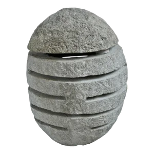 Vintage River Rock Garden Lantern Medium