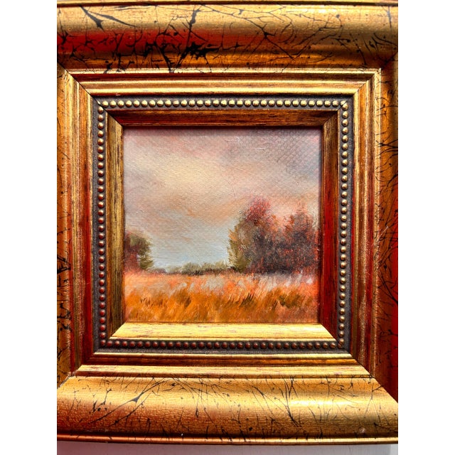 2020s Realism Framed Moody Painting Original Landscape by Valeriya Serova For Sale - Image 5 of 8