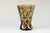 Mid-Century Modern Mid-Century Smoked Glass Vase with Gold Decoration, 1950s For Sale - Image 3 of 13