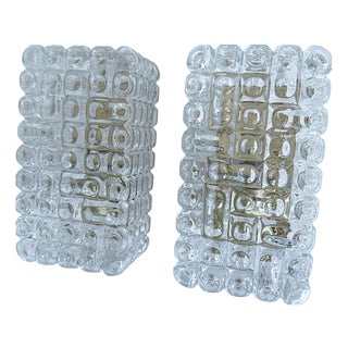 Vintage Buuble Glass Sconces from Erco, 1960s, Set of 2 For Sale