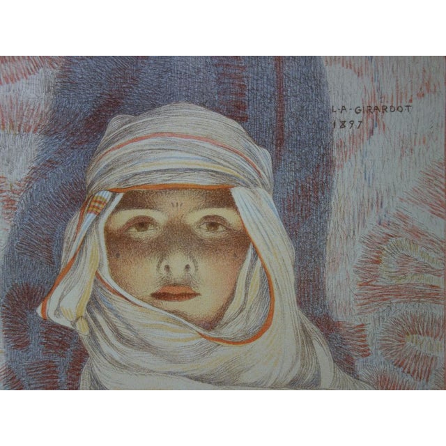 Louis Auguste Girardot, Woman of the Riff, Original Lithograph For Sale - Image 4 of 6