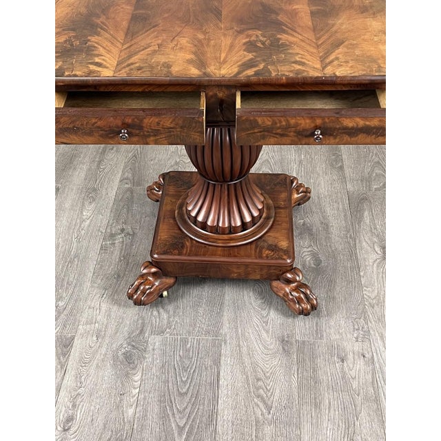 19th Century Mahogany Drop-Leaf Table For Sale - Image 3 of 13