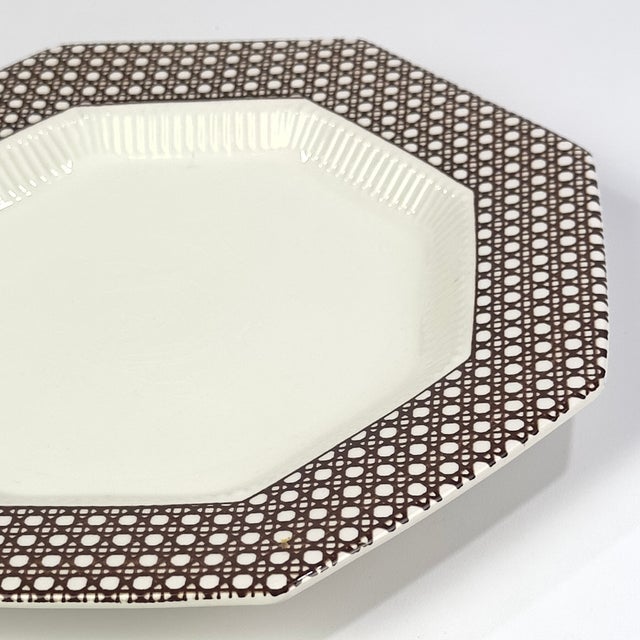 Eclectic Ecru & Umber Vintage Wall Plate Curation - Group of 13 For Sale In Miami - Image 6 of 18