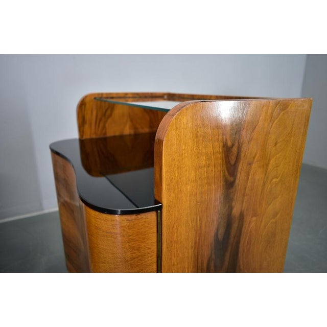 Art Deco Bedside Tables, Czechoslovakia, 1940s, Set of 2 For Sale - Image 16 of 18