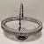 Cake Basket Metal and Crystal Made in England For Sale - Image 10 of 10
