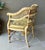 Mid 20th-Century Palm Beach Regency Faux Bamboo & Cane Armchair For Sale - Image 11 of 12
