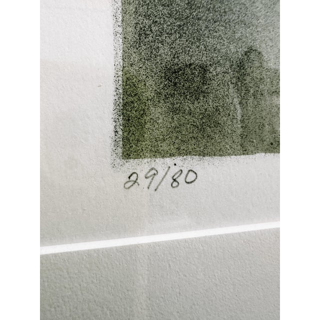 Glass 1992 Framed Iris Litho Signed and Numbered Print by Winifred Godfrey For Sale - Image 7 of 16