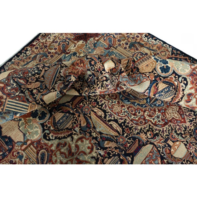 Hand-Knotted Kashmar Wool Rug For Sale - Image 11 of 13