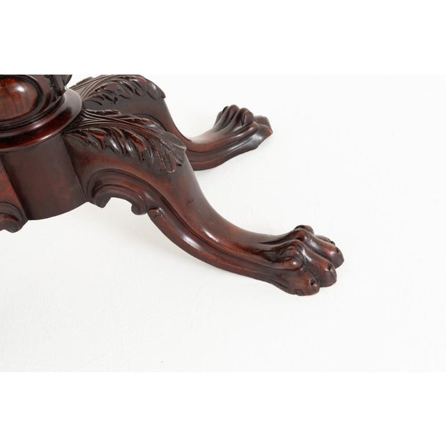 Irish Card Table in Mahogany, 1860s For Sale - Image 10 of 12