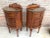Vintage Louis XVI Style Metal and Mirror Marquetry Nightstands, 1920s, Set of 2 For Sale - Image 3 of 18