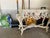 Cream 1960s Italian Rococo Console Table Baroque Revival For Sale - Image 8 of 11