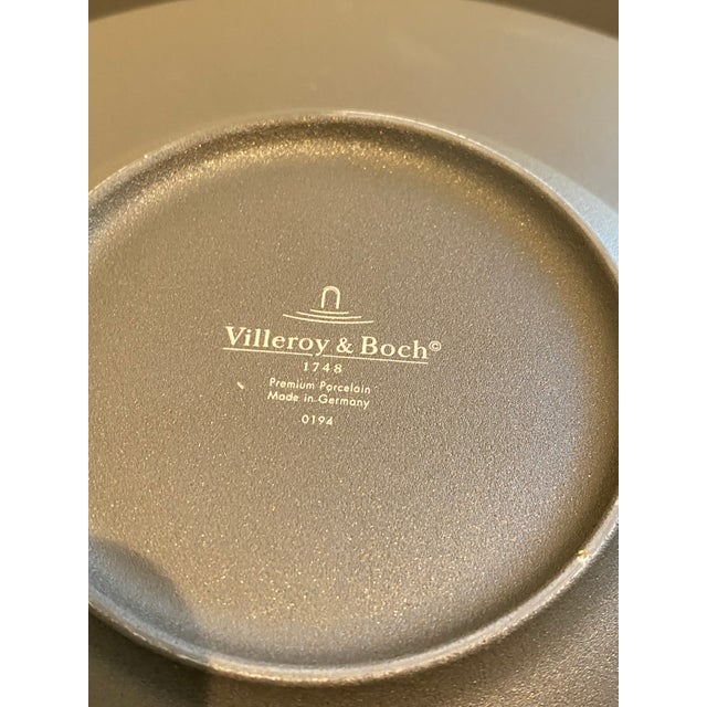Villeroy & Boch Porcelain Rock Pasta Bows and Plate - Set of 20 For Sale - Image 10 of 11