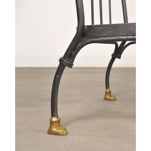 Pair of Bronze Lion's Head Lounge Chairs After Diego Giacometti For Sale - Image 16 of 18