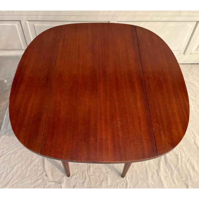 Vintage Watertown Slide Multi-Function Mahogany Expanding Console-to-Dining Table For Sale In Los Angeles - Image 6 of 12