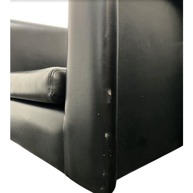 Bauhaus Art Deco Lounge Chairs in Vinyl Leather, 1940s, Set of 2 For Sale - Image 17 of 18