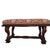 1900s Antique Upholstered Horsehair stuffing wooden Bench. Features horsehair stuffing a hallmark of quality from the era....
