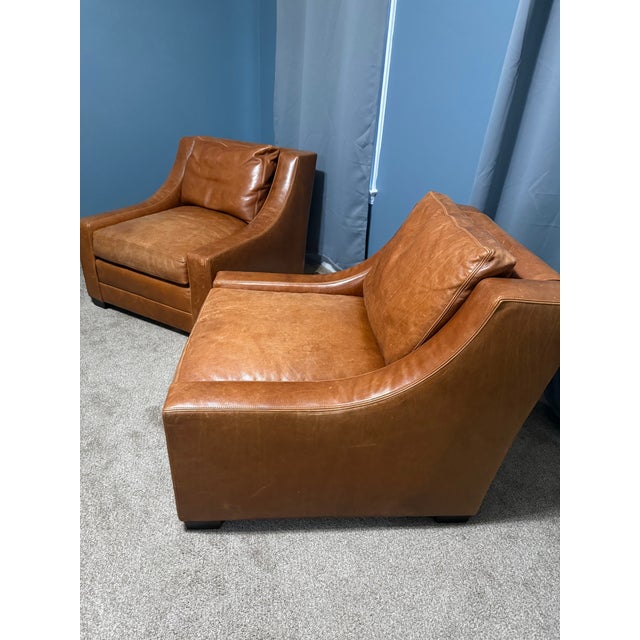 2000 - 2009 Vintage Ralph Lauren Brown Chairs For Sale - Image 5 of 5