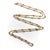 Late 19th Century Victorian Fetter Knot 38” Chain in 16.6k Gold For Sale - Image 4 of 8