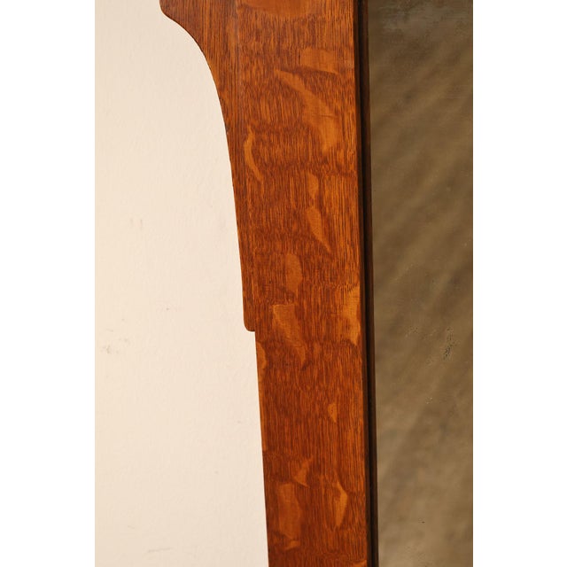 L. & J.G. Stickley Arts And Crafts Oak Wall Mirror For Sale - Image 12 of 18