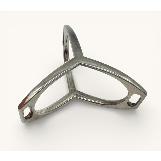 Signed Vintage Hermes Stirrup Napkin Rings With Giftbox - Set of 12 For Sale In West Palm - Image 6 of 7