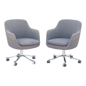 1970s Pair Of Nicos Zographos For Zographos Bucket Chairs