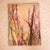 20th Century French Hiker Painting depicting a lone figure moving through a woodland landscape, rendered in loose,...
