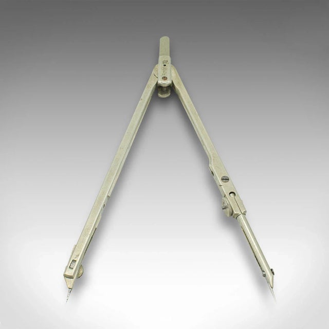 1930s Vintage Draughtsman's Set, German, Drawing Instruments, Tools, Richter Pracision For Sale - Image 6 of 10