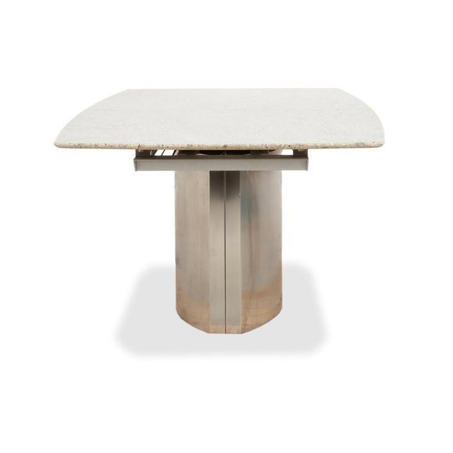 1226 Granite Dining Table in Stainless Steel from Draenert For Sale - Image 11 of 12