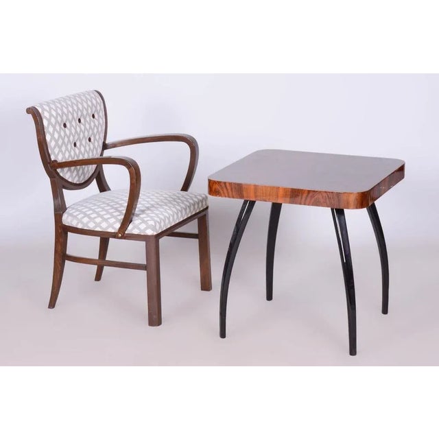 Art Deco Armchair in Beech, 1920s For Sale - Image 12 of 13