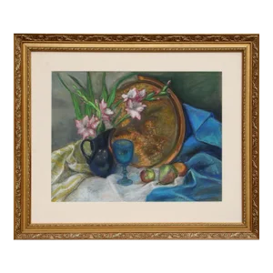 Still Life with Flowers and Copper Platter, Adela Smith Lintelmann, Painting