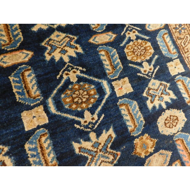 Origin: Persian Circa: 1940 Construction: Hand Knotted Material: wool pile on cotton foundation. Size: 4'3"x 10'4"