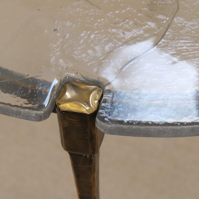Metal Forged Bronze Coffee Table by Lothar Klute, 2000s For Sale - Image 7 of 9