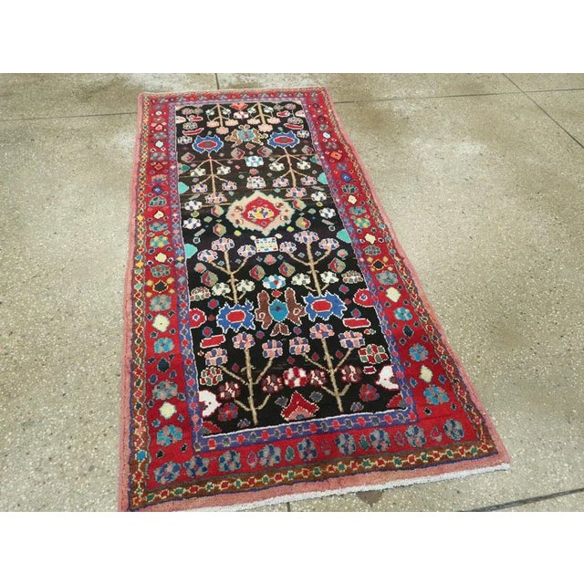 Mid 20th Century Vintage Persian Hamadan Rug – Size: 2' 9" X 5' 9" For Sale - Image 5 of 9