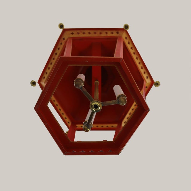 2010s Chinoiseries Two-Tiers Ceiling Chandelier. For Sale - Image 5 of 12