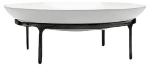 Small Tiberius II White Ceramic Fruit Bowl by Jaime Hayon for Paola C.