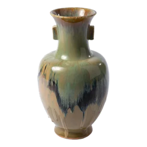 Chinese Porcelain Vase With Drip Glaze