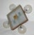 Mid-Century Ceiling Light in Brass, Wood and Frosted Glass, 1950s For Sale - Image 10 of 15